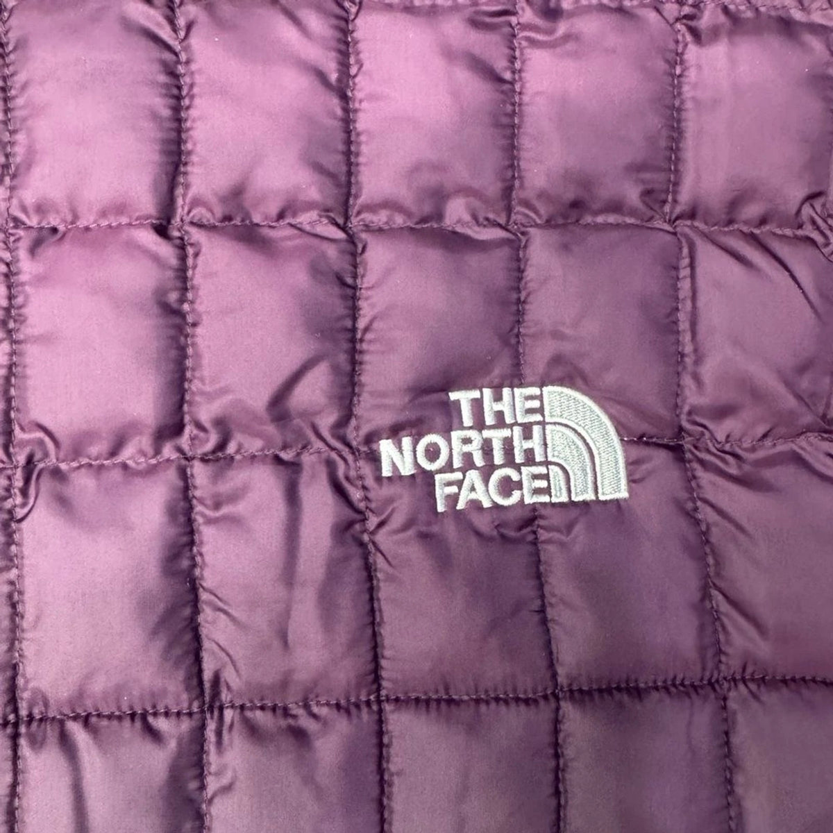 The North Face Insulated Vest Men's M Black Currant Purple Full Zip NWT