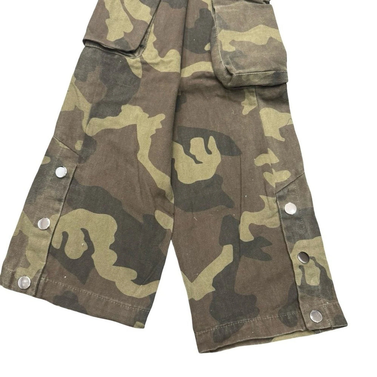 MNML Men's Small Camo Cargo Jogger Pants Contrast Side Tape NWT Streetwear