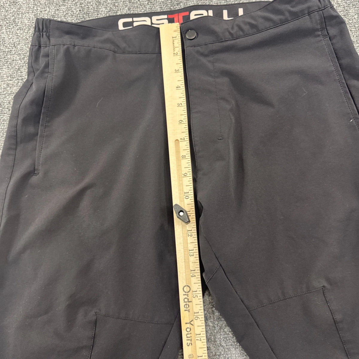 Castelli Men’s XL Black Cycling MTB Shorts Mountain Bike Gravel Performance