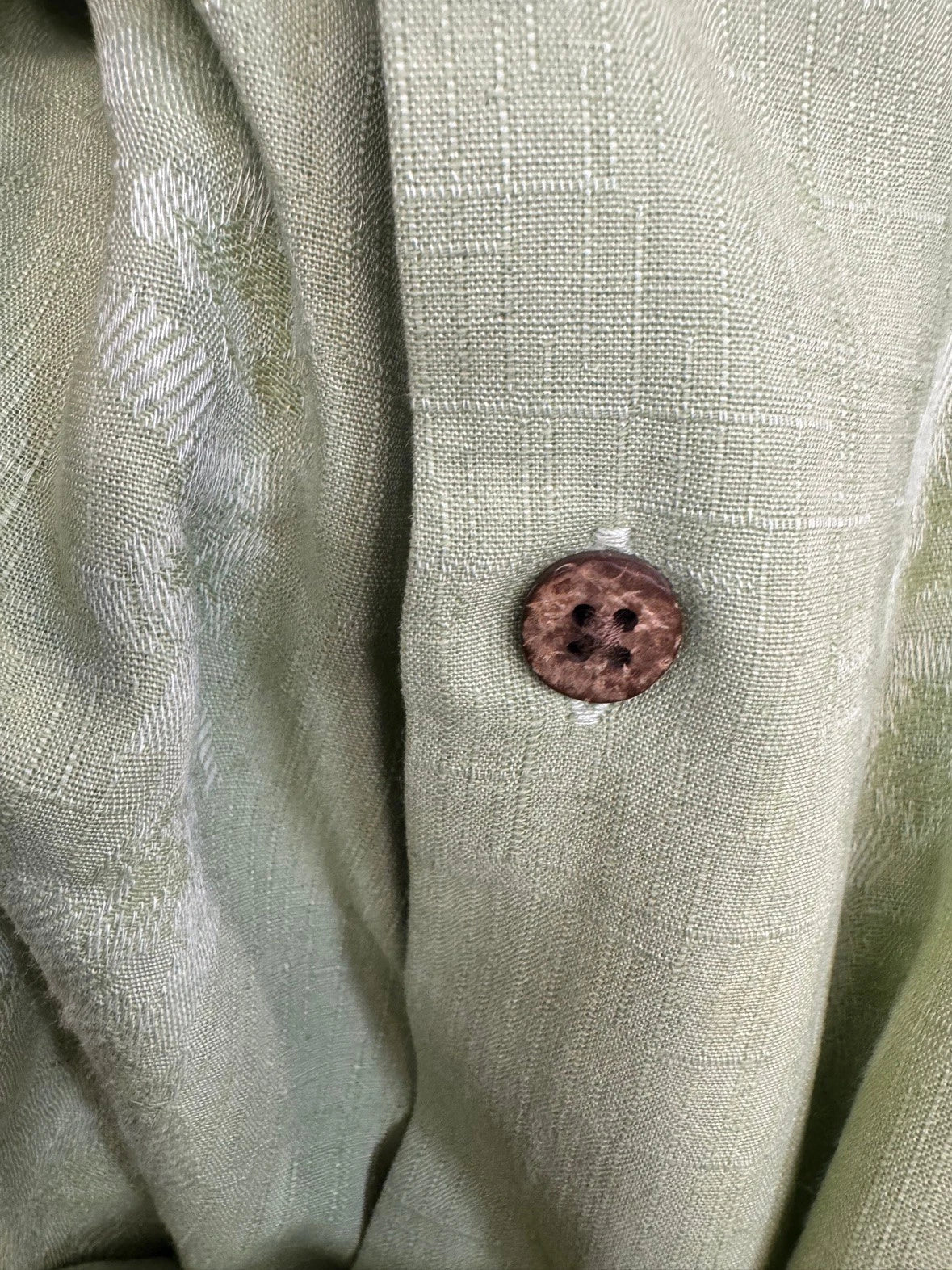 Island Republic Men's Green Floral Silk Short Sleeve Camp Shirt 2XL Pre-Owned