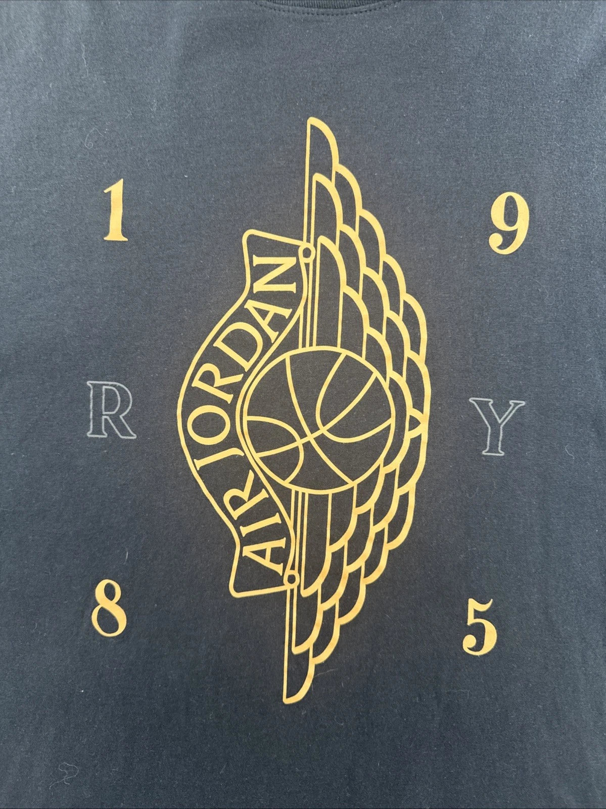 Air Jordan 1985 Wings Logo Graphic T-Shirt Black Men’s XXL Nike Air Cotton