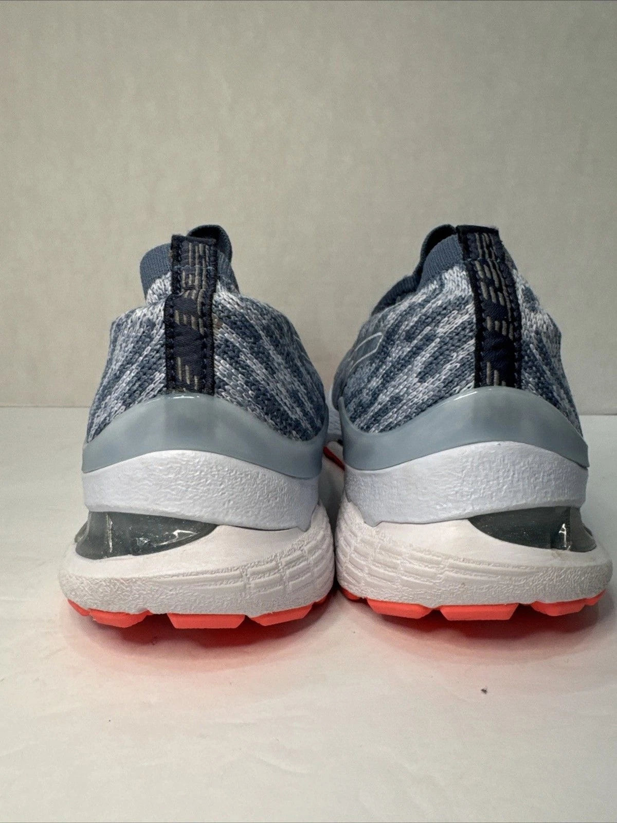 ASICS Gel Kayano 28 MK Women’s 7 Gray Blue Coral Running Shoes 1012B126