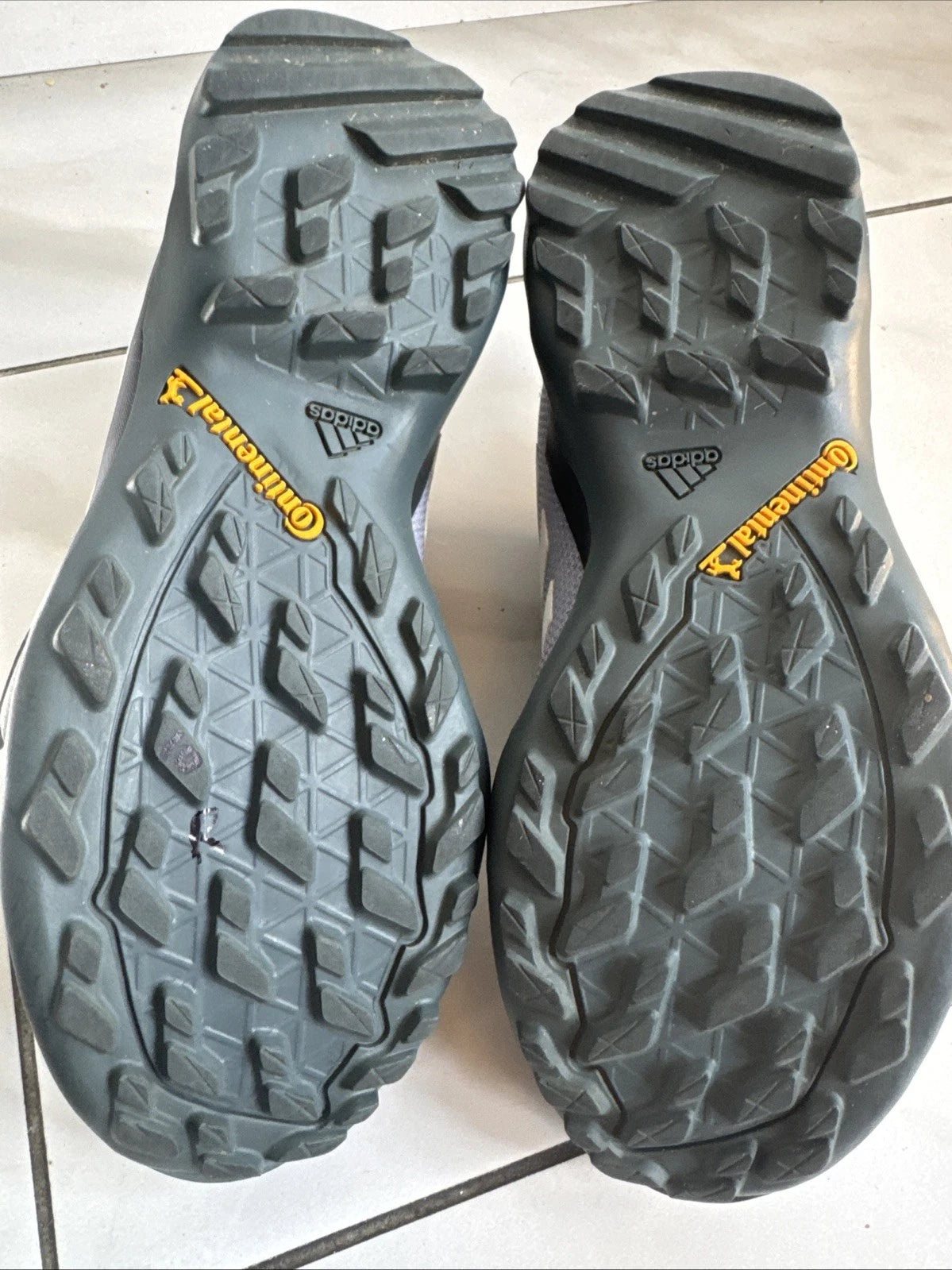 adidas Terrex AX3 FX4690 Womens 8 Gray Mint Continental Hiking Trail Shoes