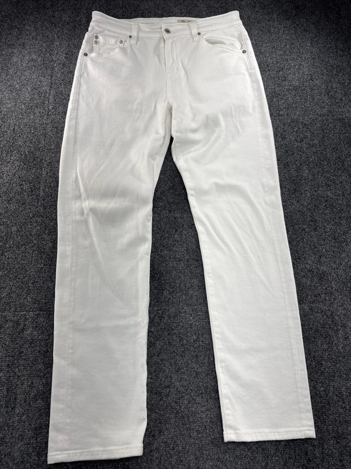 AG Ex-Boyfriend Jeans Women 28R White Slouchy Slim Designer Denim