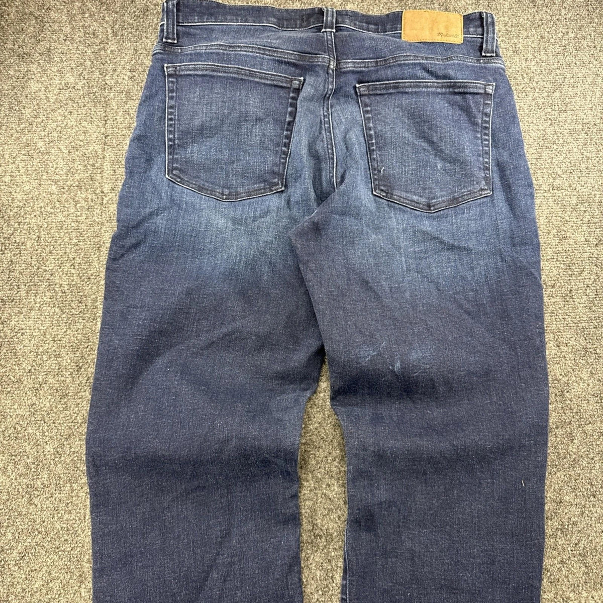 Madewell Men’s Slim Straight Jeans 34x32 Dark Wash Stretch Denim Premium