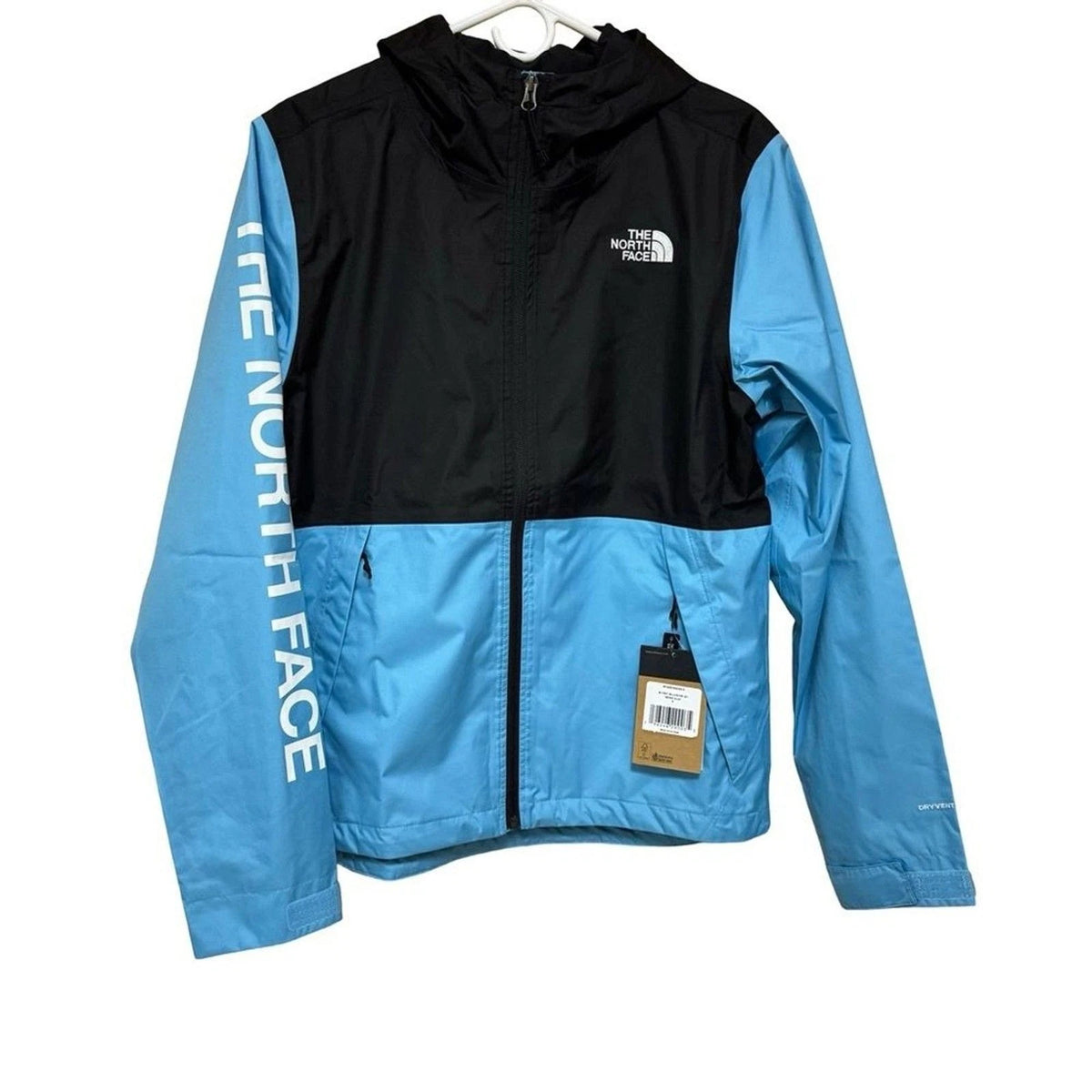 The North Face Printed Millerton Jacket Mens S Norse Blue DryVent BNWT
