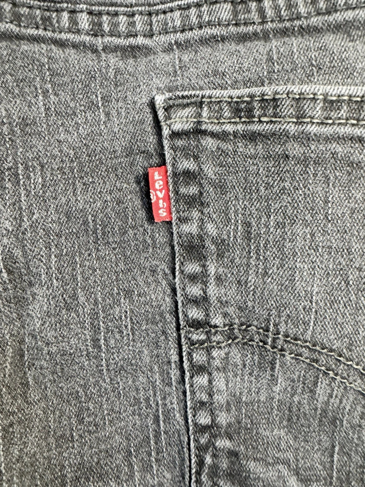 Levi's 569 Loose Straight Jeans Men's W40 L32 Faded Black Denim