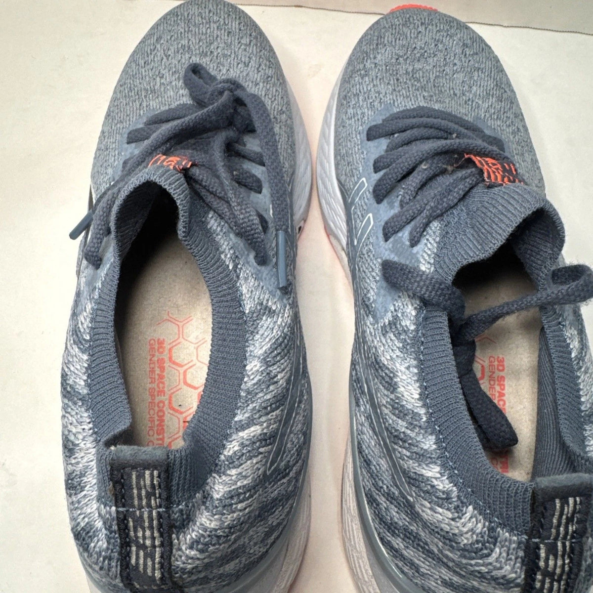ASICS Gel Kayano 28 MK Women’s 7 Gray Blue Coral Running Shoes 1012B126