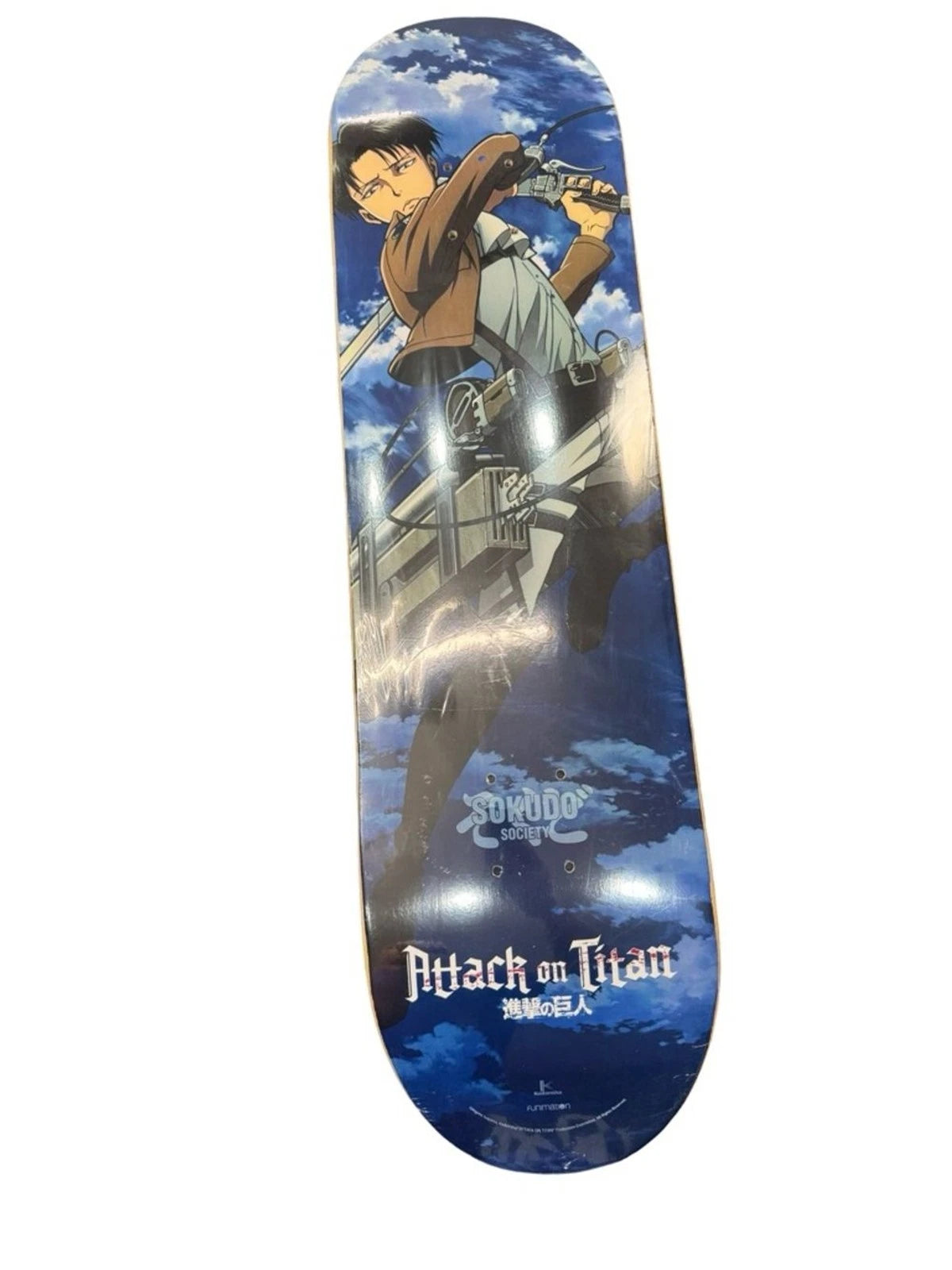 Attack on Titan Levi Anime Expo 2022 Exclusive Skateboard Deck Collector Board