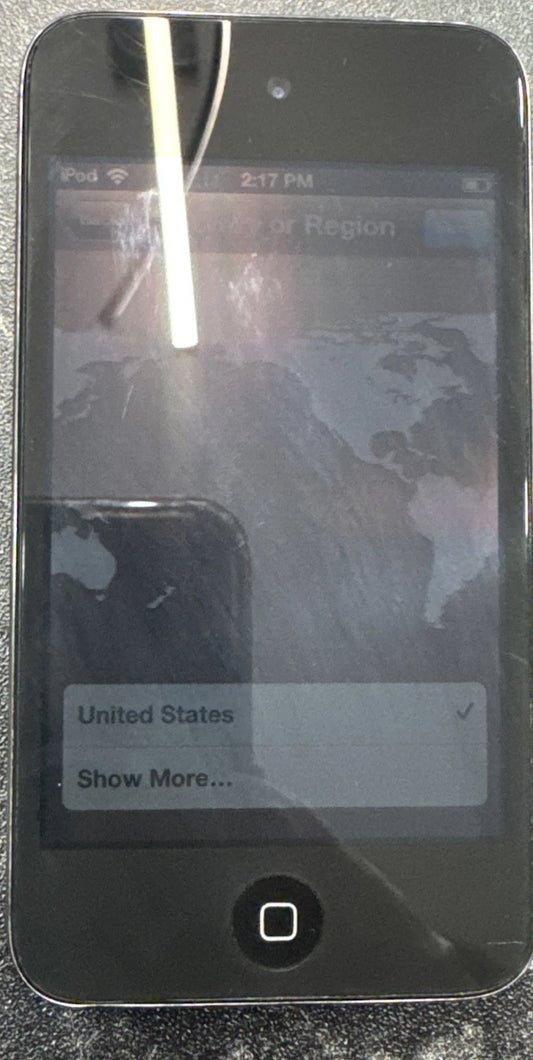 Apple iPod Touch 4th Gen 32GB Black A1367 Tested Working MP3 Music Player