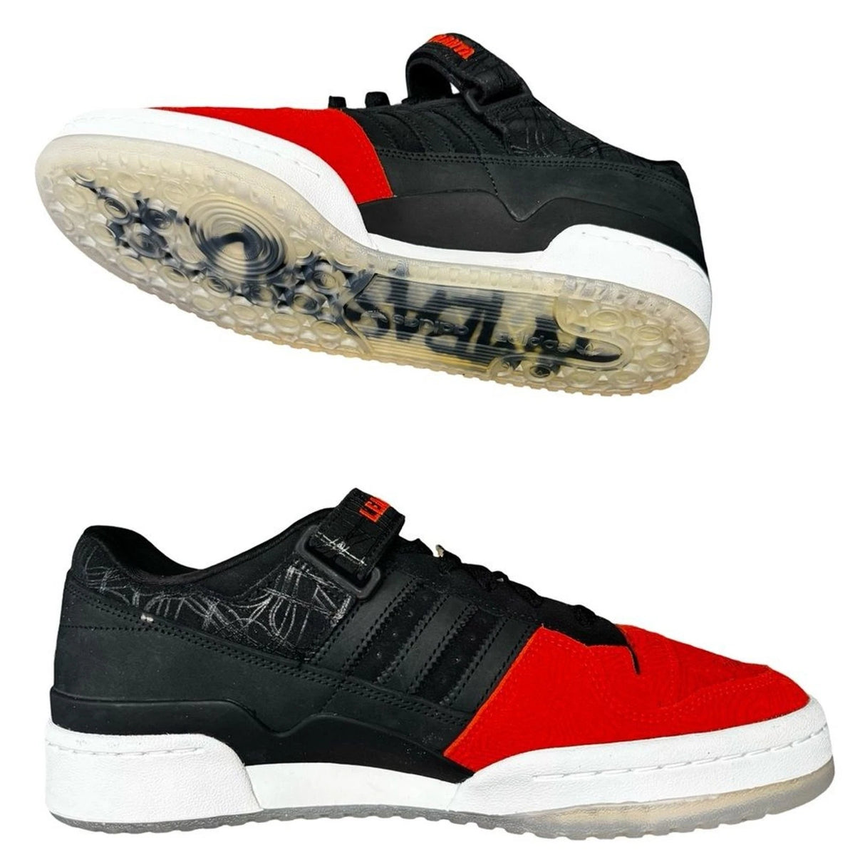adidas Forum Low L.E.A.D. Atlanta Men’s 11 Black Red GZ6604 New Box