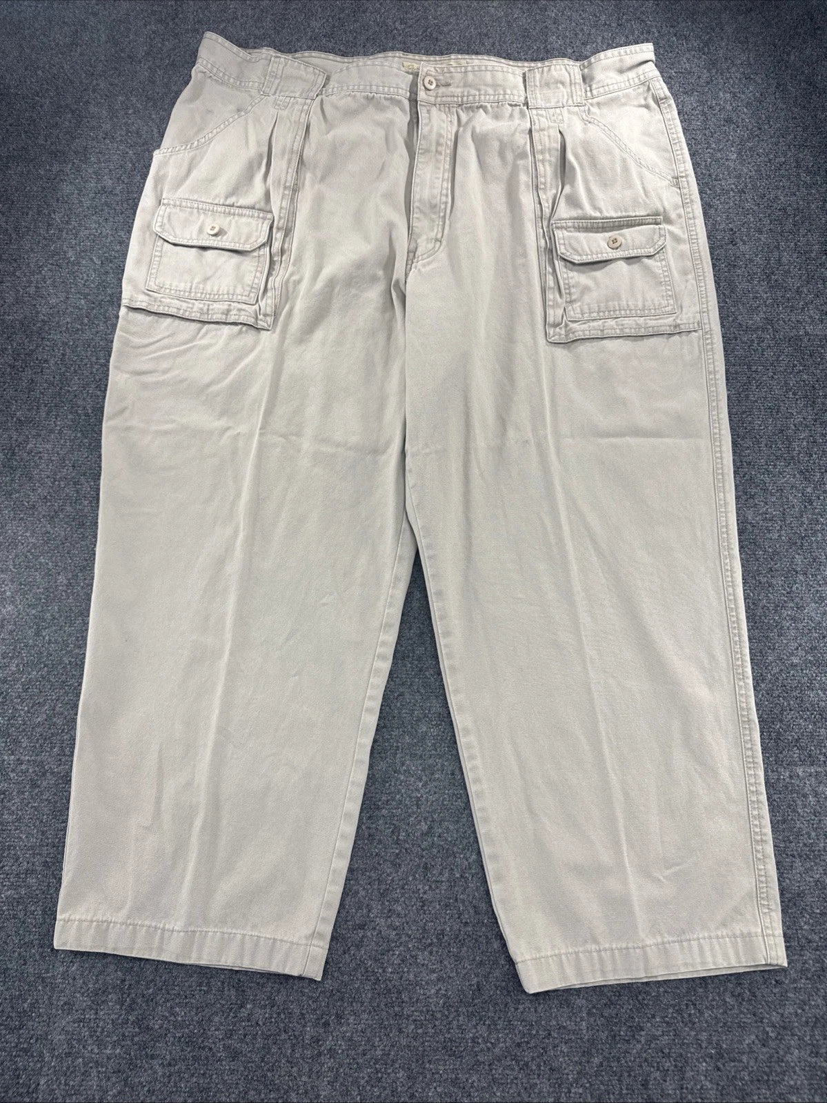 Cabela’s 7-Pocket Hiker Pants Men 44x32 Altered 26 Inseam Khaki Cargo