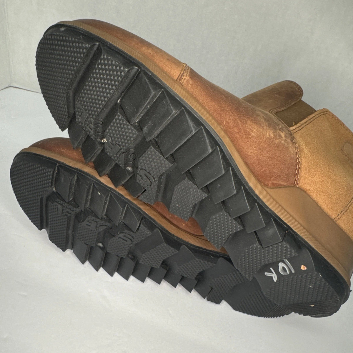 Sorel Evie Chelsea Wedge Boots Women’s 6.5 Brown Leather Suede NL3816-242