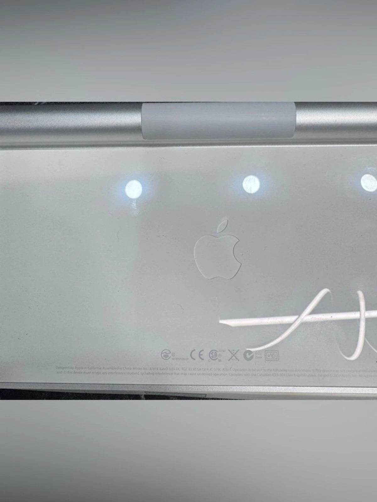 Apple Wireless Keyboard A1314 MC184LL/B Bluetooth Aluminum QWERTY Open Box
