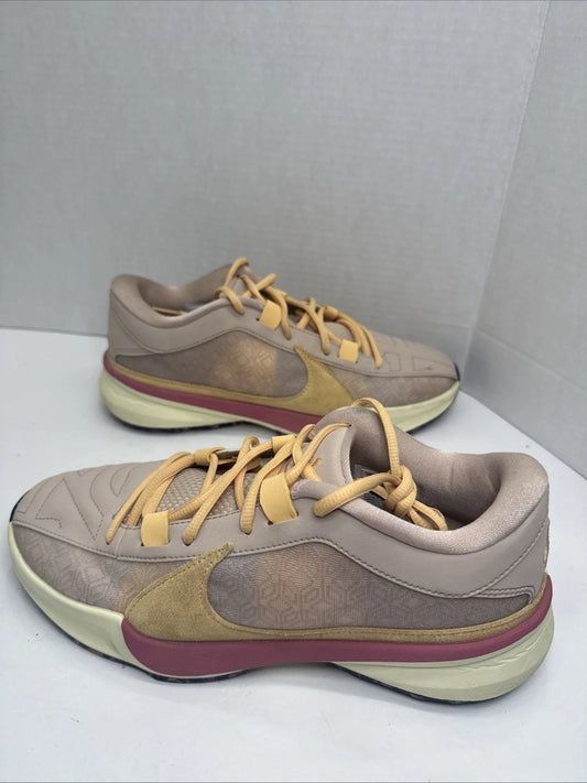 Nike Zoom Freak 5 Fossil Stone Men’s 8 Basketball Shoes DX4985-200