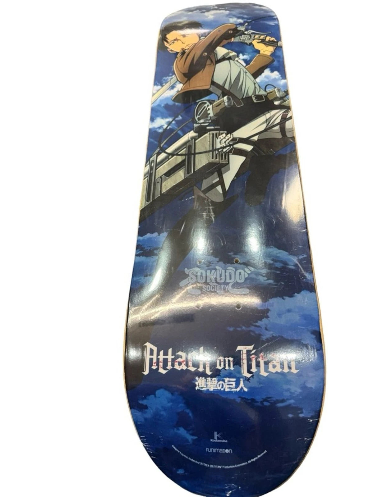 Attack on Titan Levi Anime Expo 2022 Exclusive Skateboard Deck Collector Board