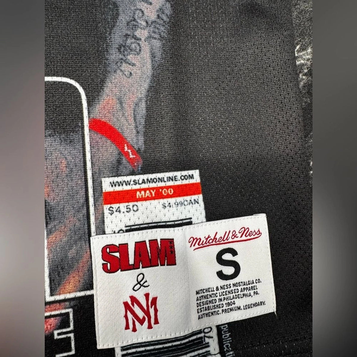 Mitchell & Ness Allen Iverson SLAM Sublimated Tank Men’s S Black Red NWT