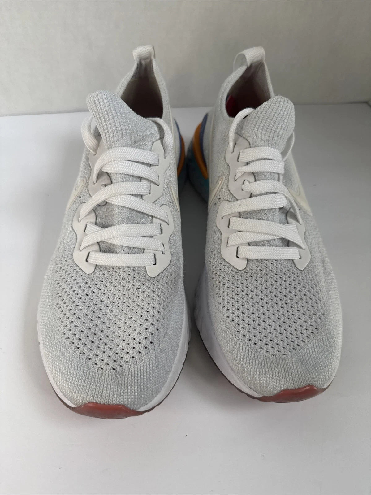 Nike Epic React Flyknit 2 Dream It Do It Womens 8 White Hyper Jade BQ8927-104
