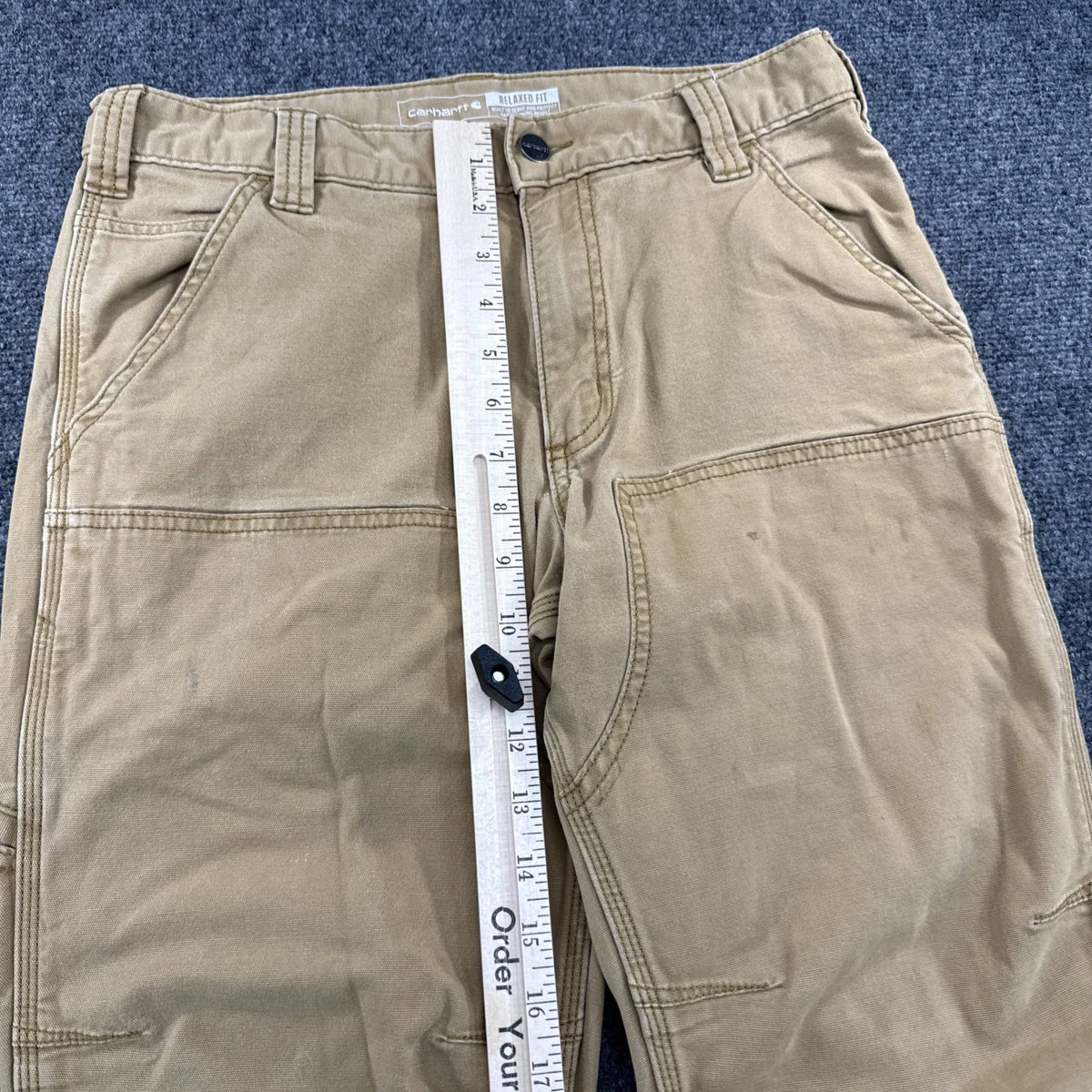 Carhartt Rugged Flex Double Knee Work Pants Mens 31x30 Hickory BN2802-M