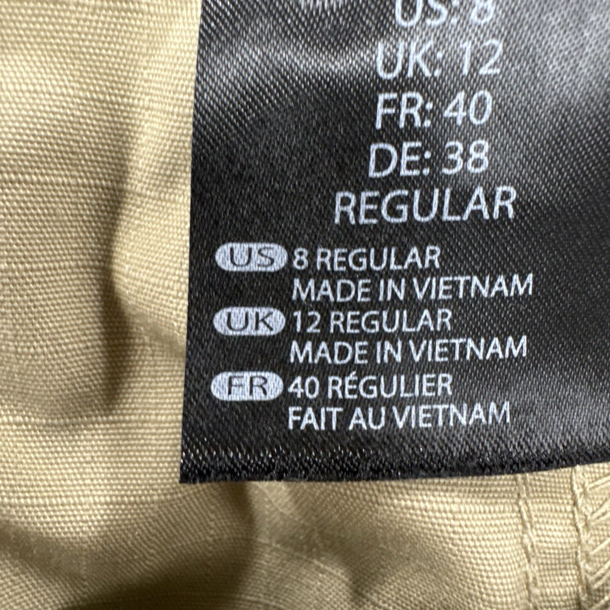 5.11 Tactical Womens 8 Regular Khaki Ripstop Cargo Utility Pants BNWOT