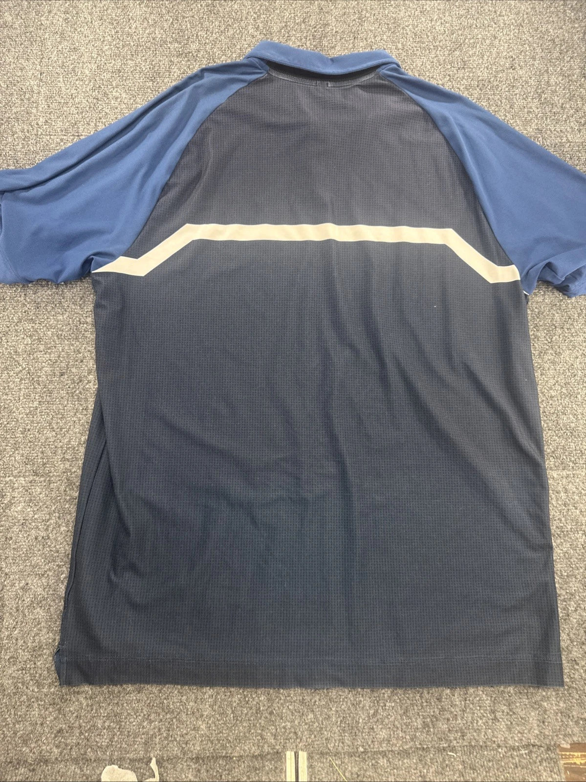 Nike Golf Tour Performance Dri-FIT Polo Mens XL Blue Black Red Colorblock