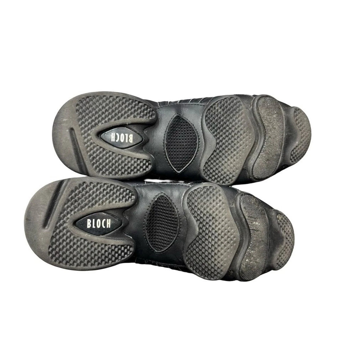 Bloch Black Dance Sneakers Women’s 9.5 Mesh Split Sole Jazz Hip Hop Studio Shoes