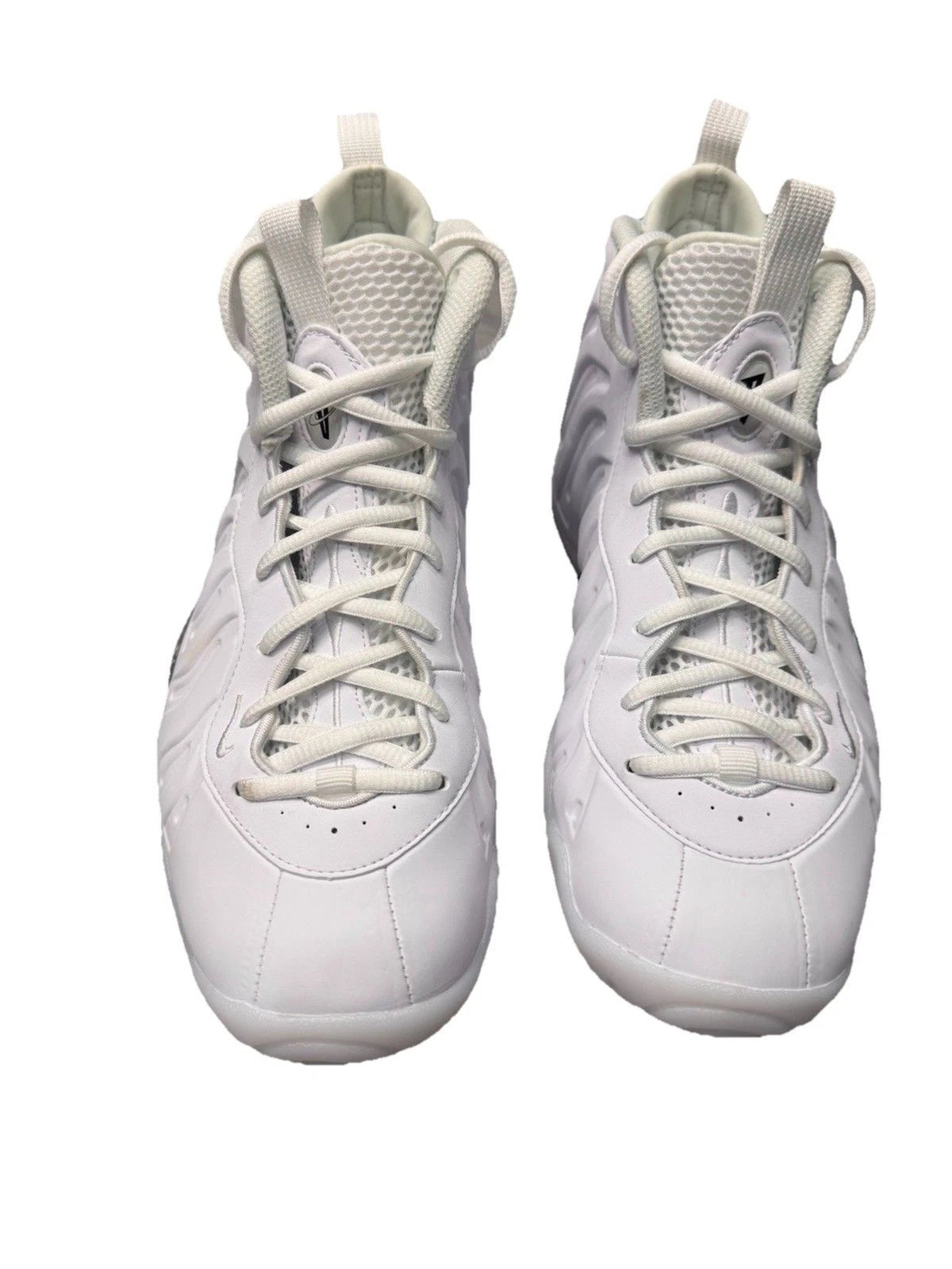 Nike Little Posite One Triple White Foamposite Youth 7Y Women’s 8.5 NWOB