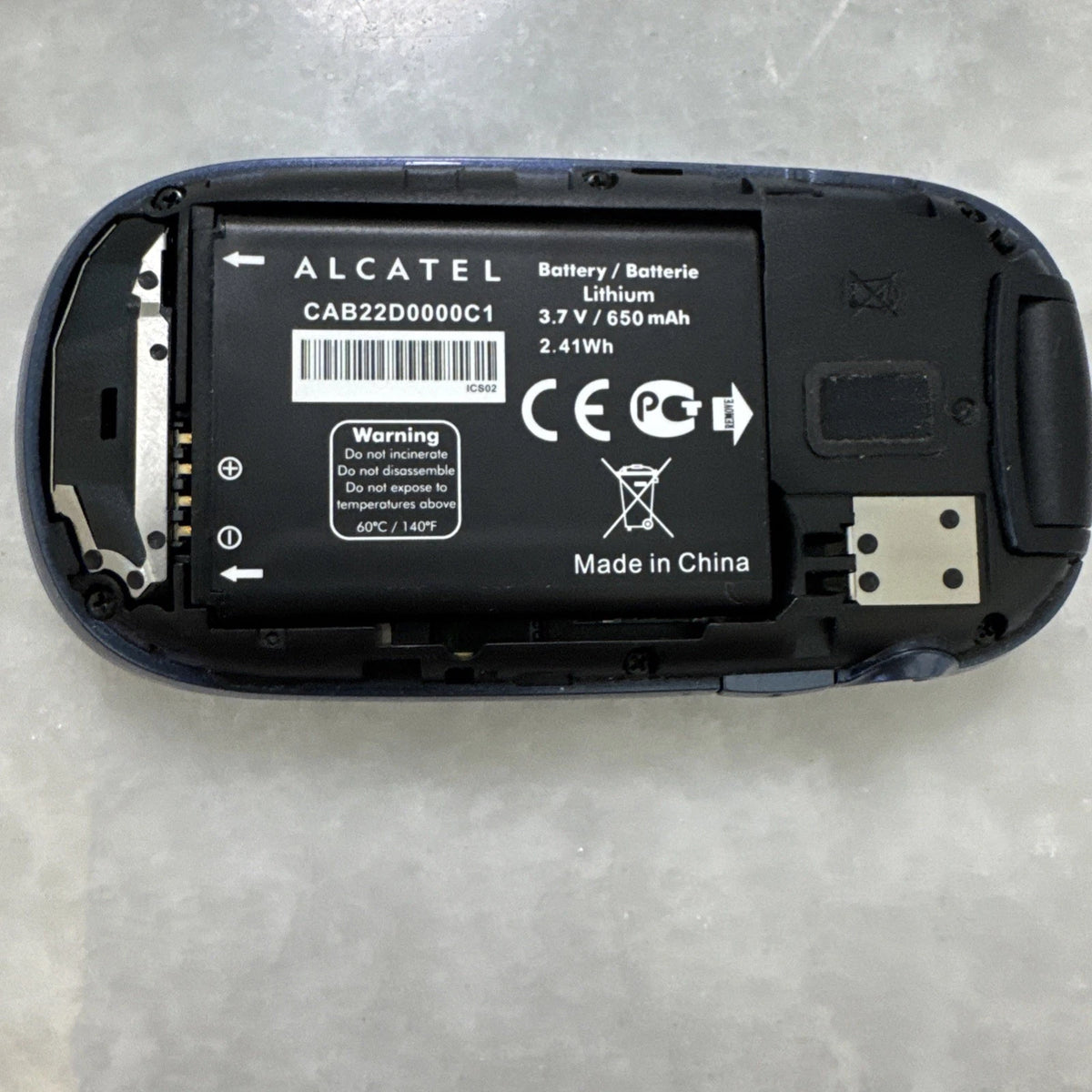 Alcatel OneTouch OT-665A - Blue and Black ( T-Mobile ) Very Rare Cellular Phone
