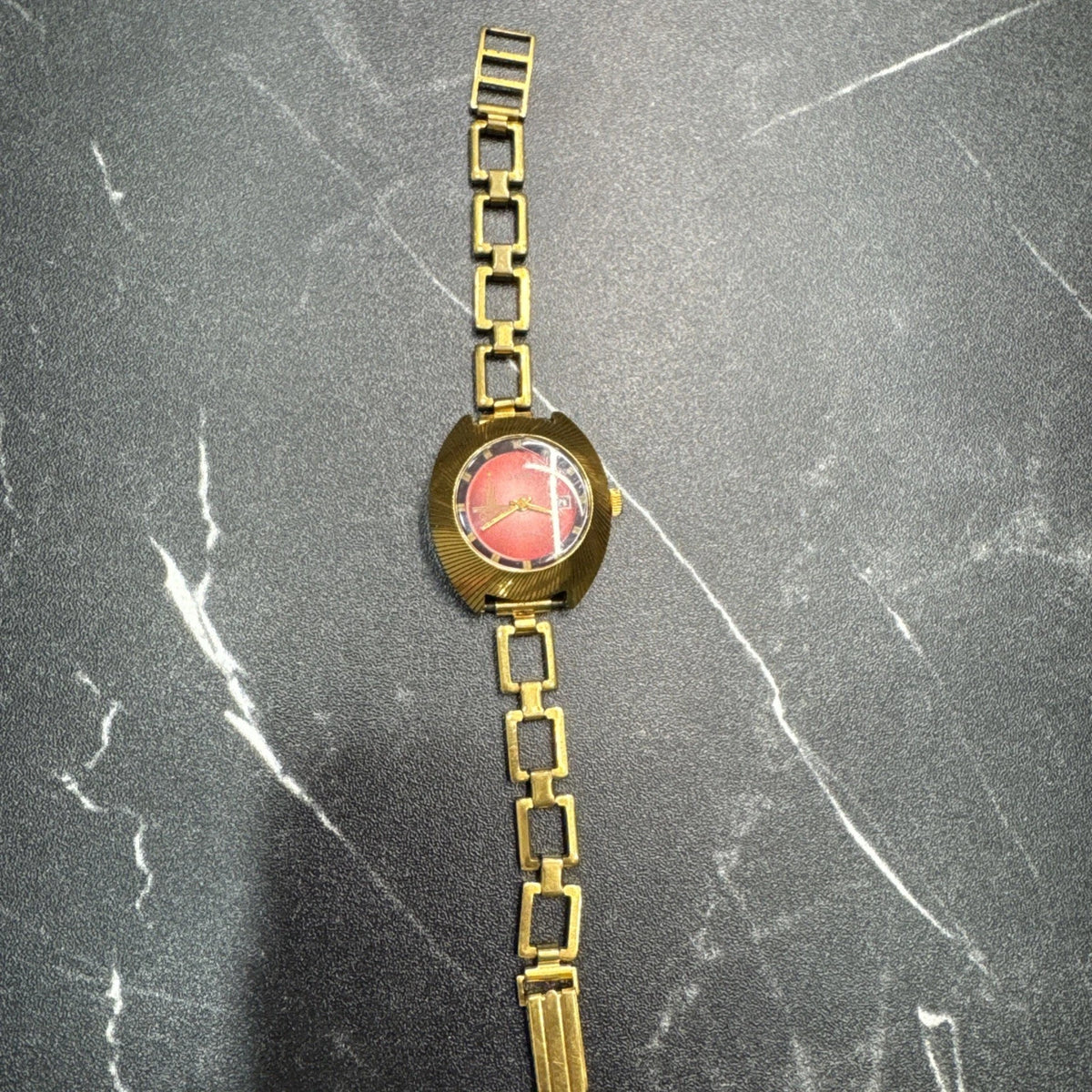 Vintage Zarya 22 Jewels Moscow 1980 Olympics USSR Mechanical Watch Working
