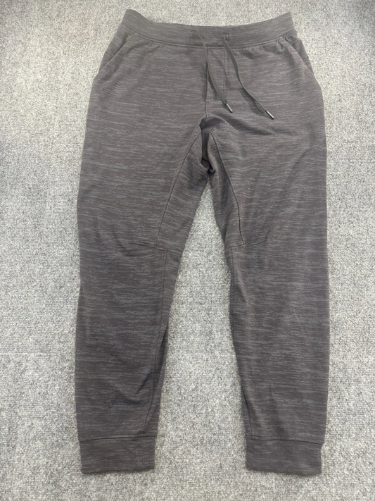 Lululemon Men's Jogger Pants, Size 30, Black Heather, Stretch Athletic - Pre-Owned