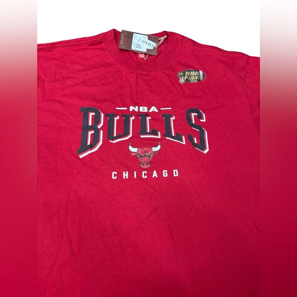 Mitchell & Ness Bulls 1996 NBA Finals Hardwood Classics Tee Red XL BNWT