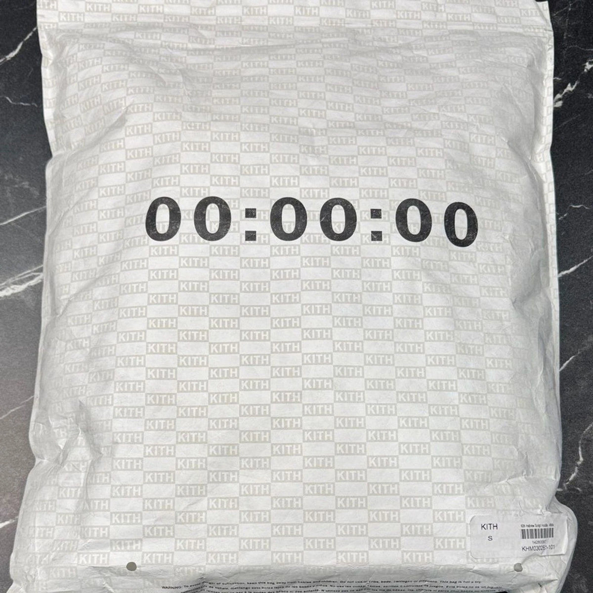 Kith Hebrew Script Box Logo Hoodie White Mens Small BNWT Limited Release