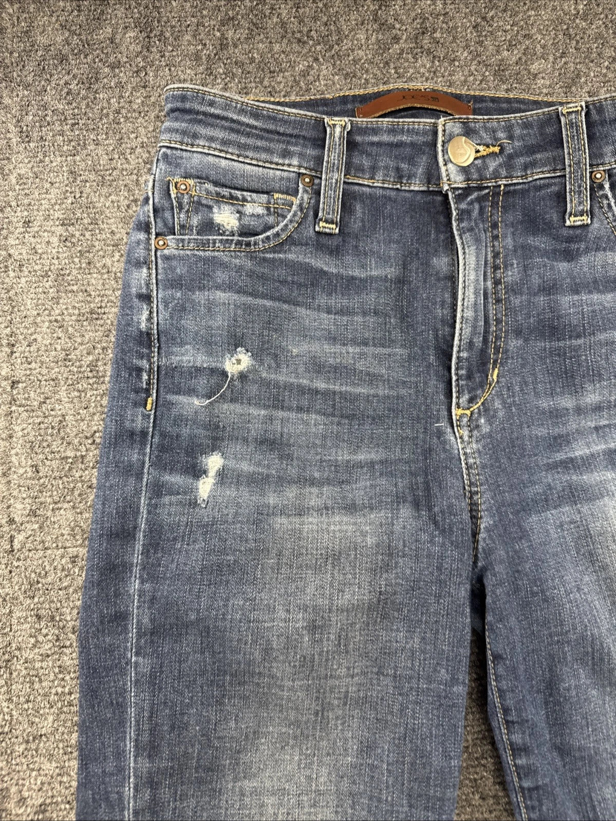 Joe's Jeans Charlie High Rise Skinny Distressed Women's 25 Flawless