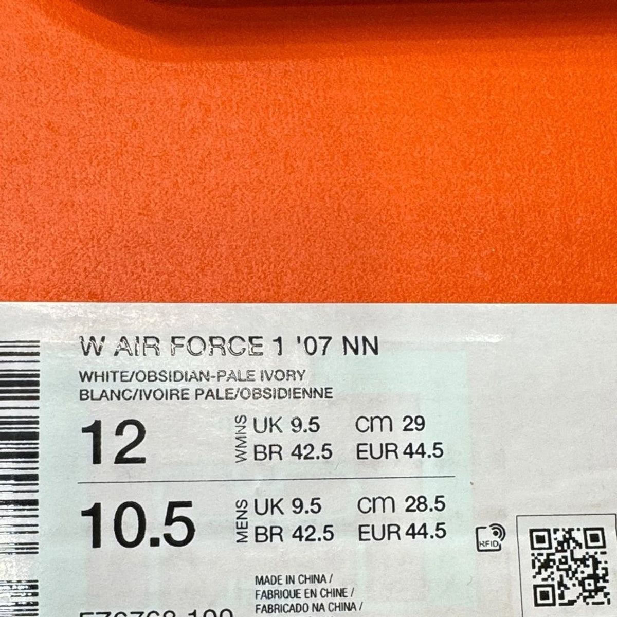 Nike Air Force 1 Low Olympic FZ6768-100 Women’s 12 Men’s 10.5 New