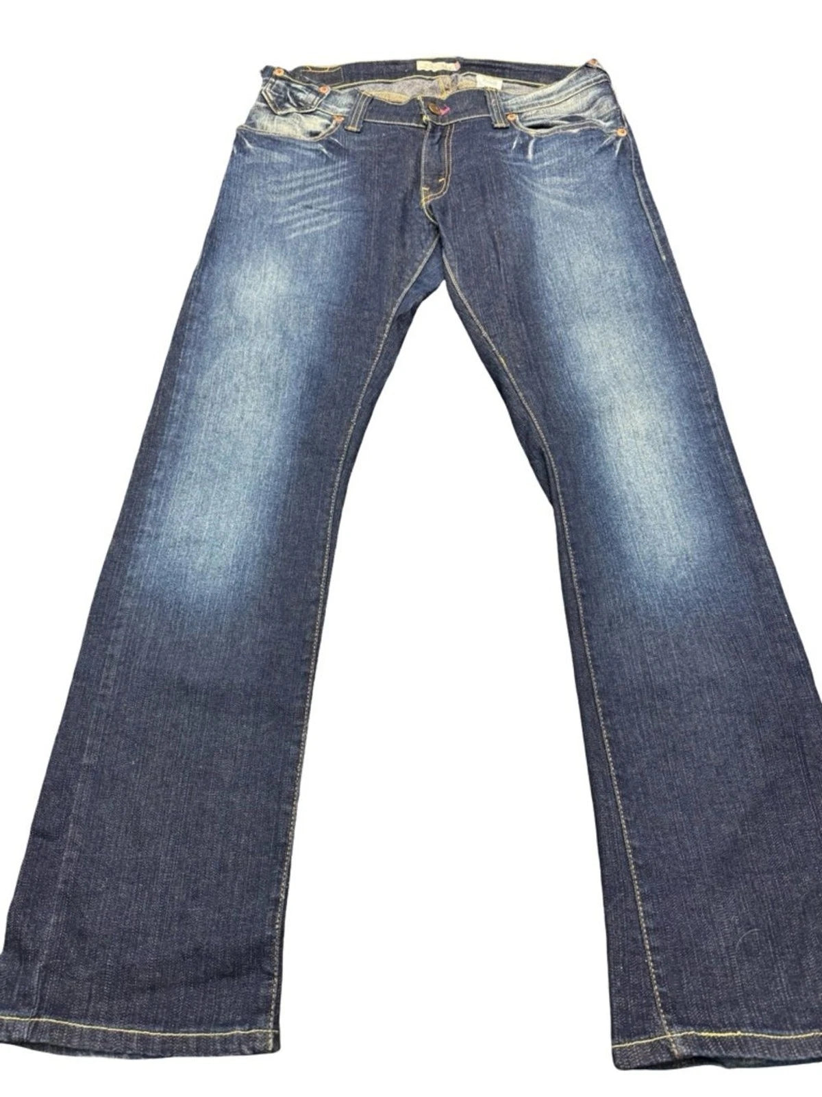 Levi's Y2K Low Rise Bootcut Jeans Women's Juniors 11 Dark Wash Denim EUC