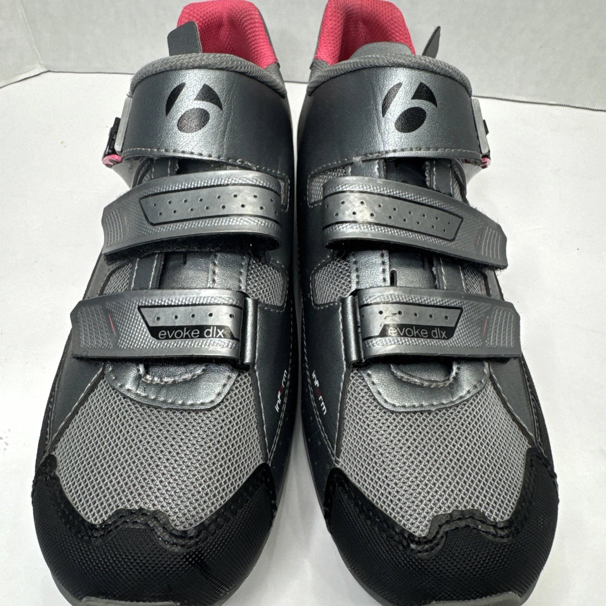 Bontrager Evoke DLX WSD Women’s MTB Cycling Shoes US 10.5 EU 42 Gray Pink