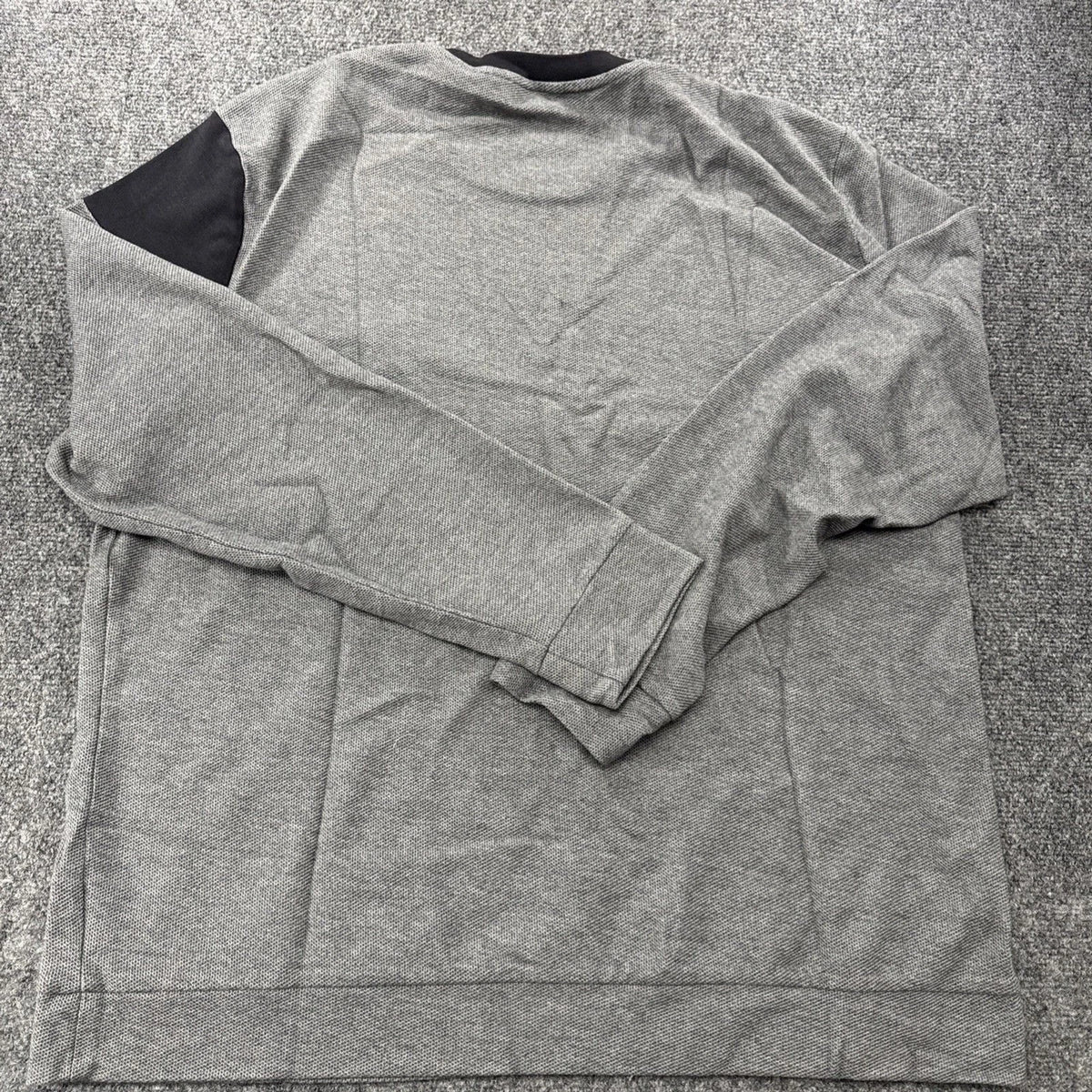 Calvin Klein Colorblock Sweatshirt XXL Gray Black Crewneck Pullover Logo