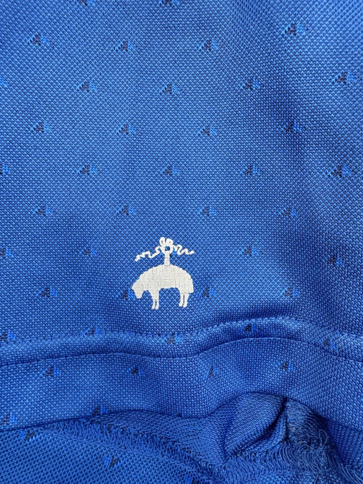 Brooks Brothers Women's Royal Blue Polo Button-Up Shirt XL Pre-Owned