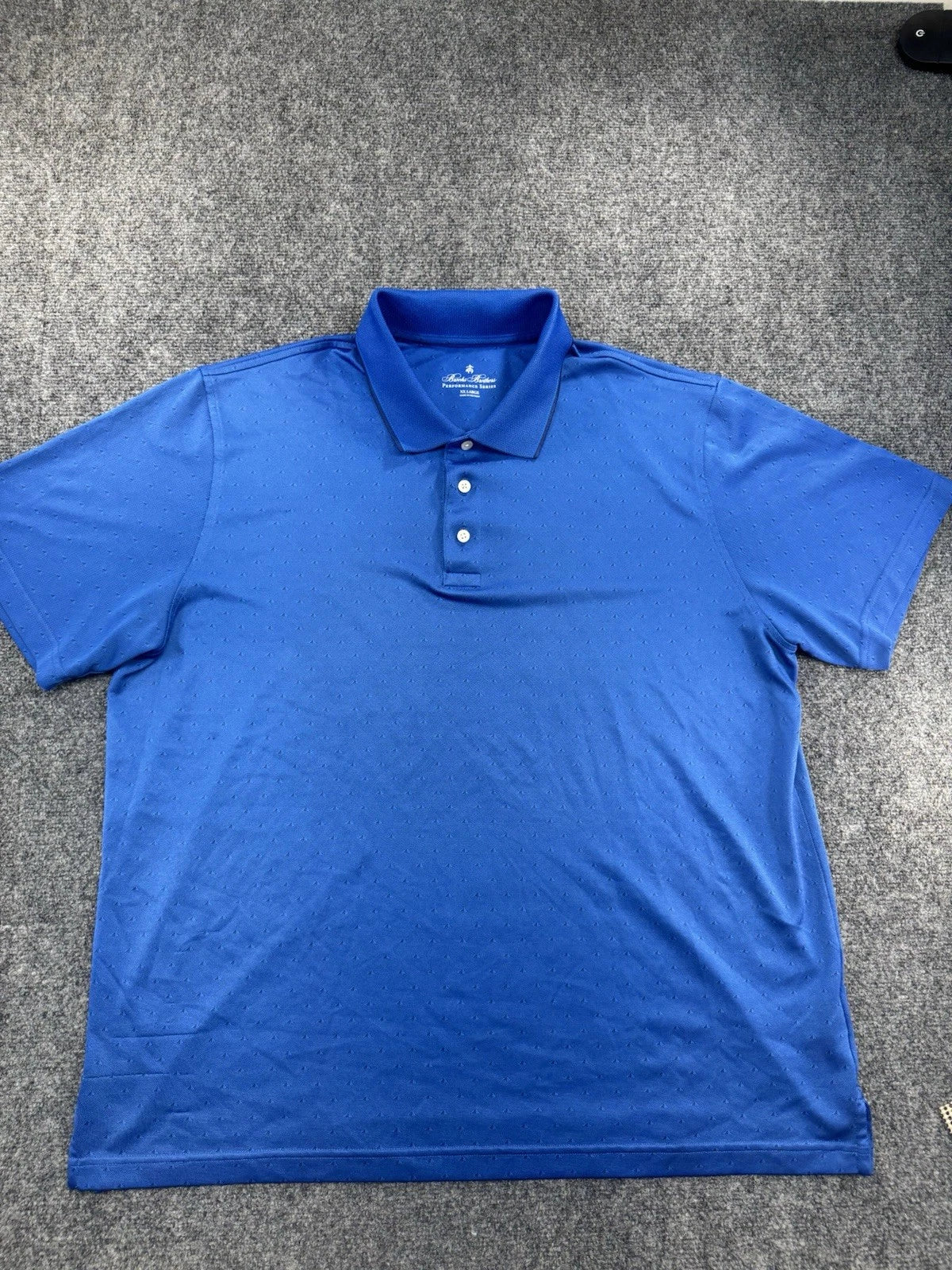 Brooks Brothers Women's Royal Blue Polo Button-Up Shirt XL Pre-Owned