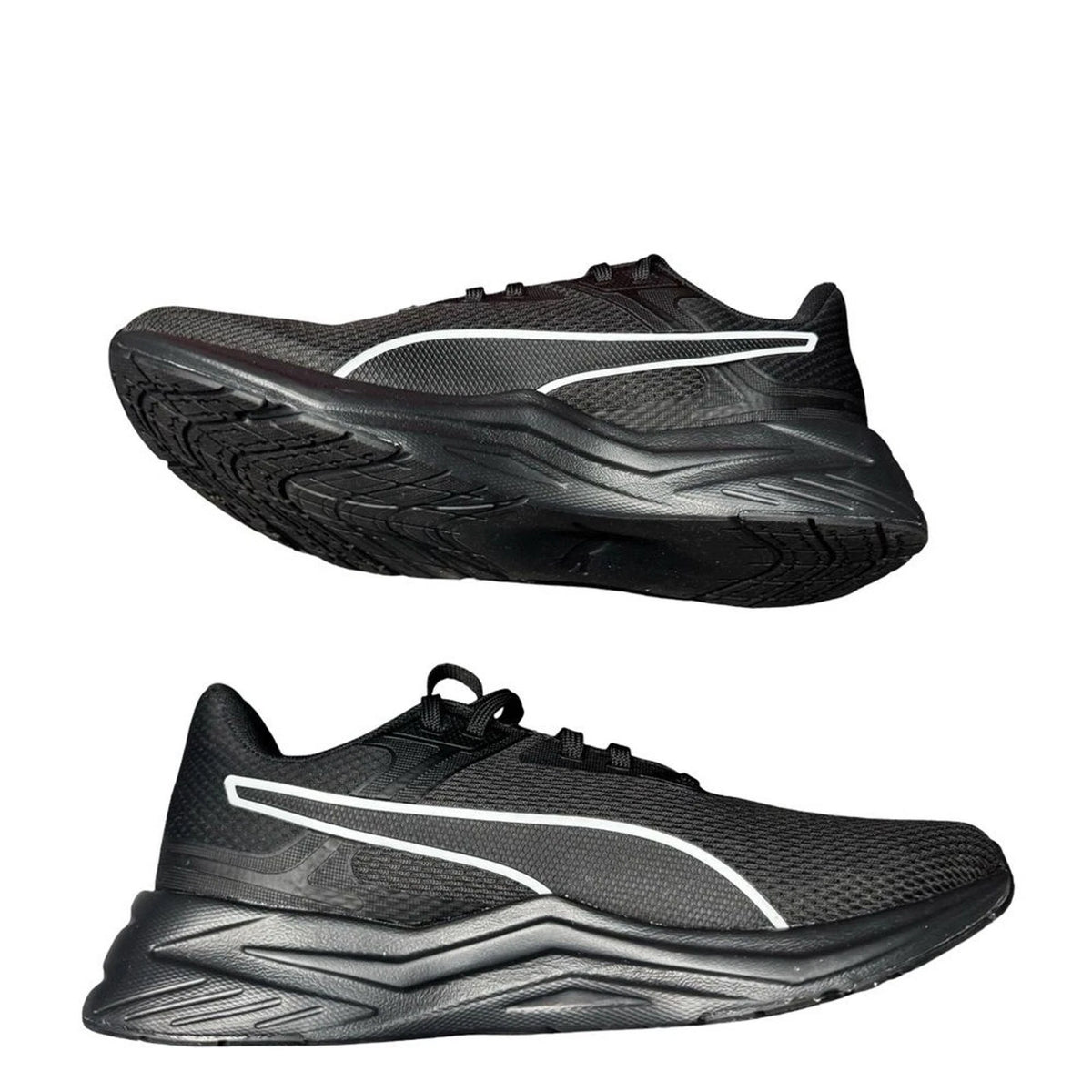 Puma Disperse Men’s Sneakers Size 8.5 Black White Red BNIB 312263-03
