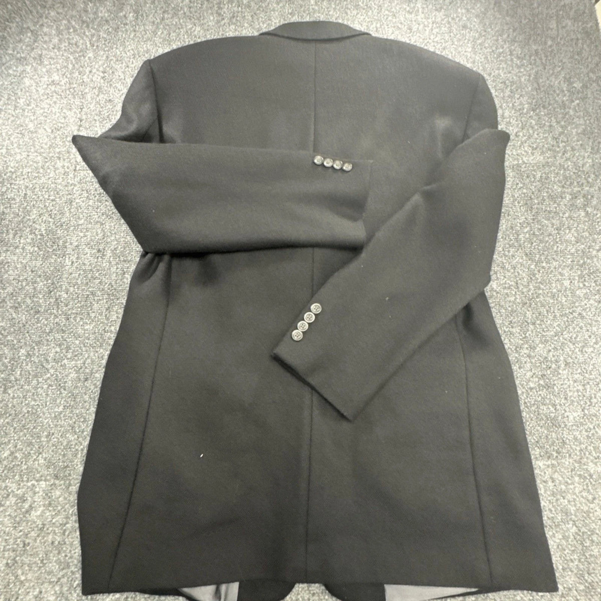 Oscar de la Renta Mens 42R Black 100% Wool Blazer Sport Coat 3 Button