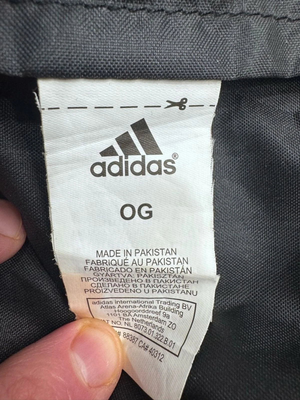 adidas x Gosha Rubchinskiy DP9063 A9H001 Knapsack Backpack Black 2017