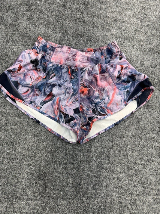 Lululemon Women's 4 Multicolor Lined Running Shorts 4 Inseam