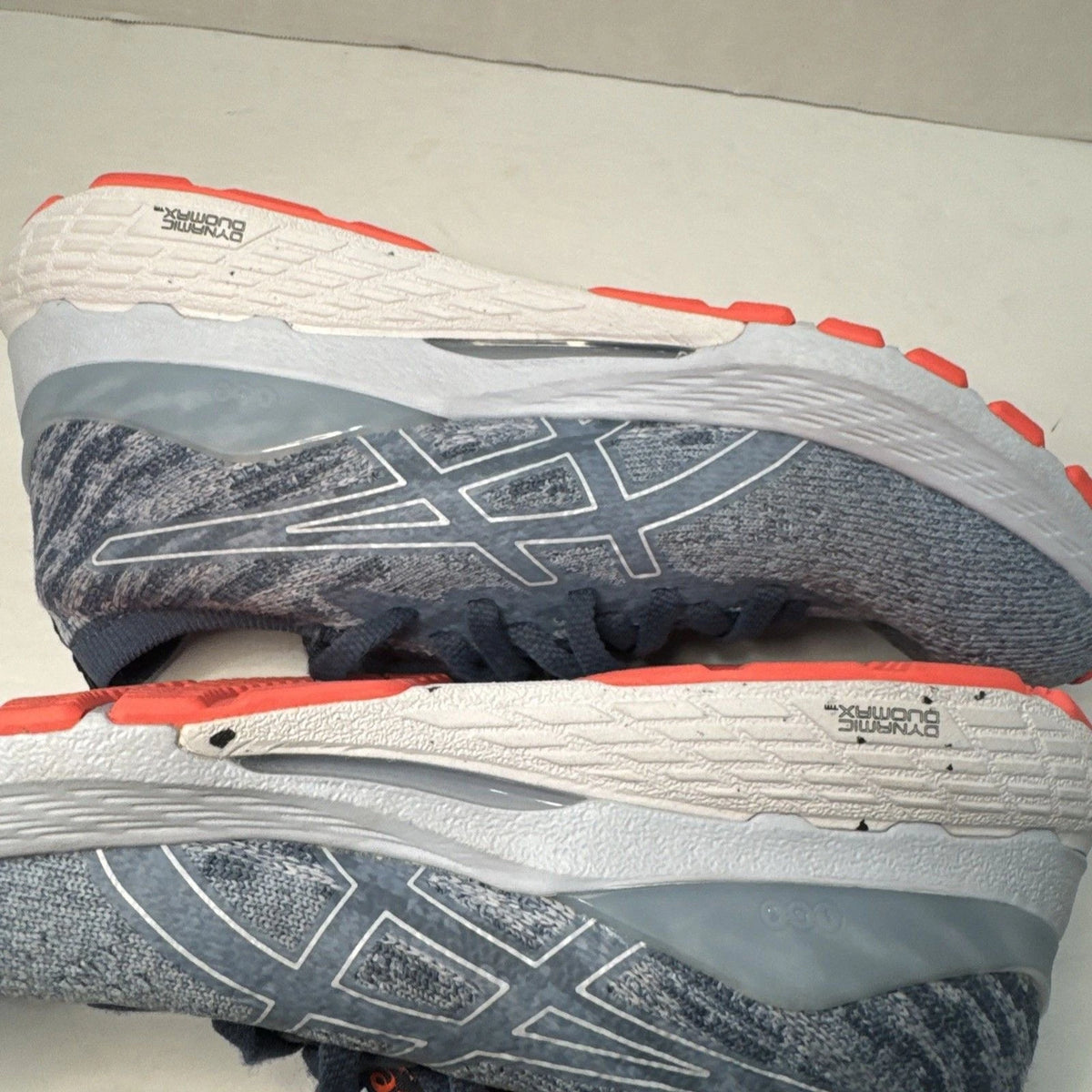ASICS Gel Kayano 28 MK Women’s 7 Gray Blue Coral Running Shoes 1012B126