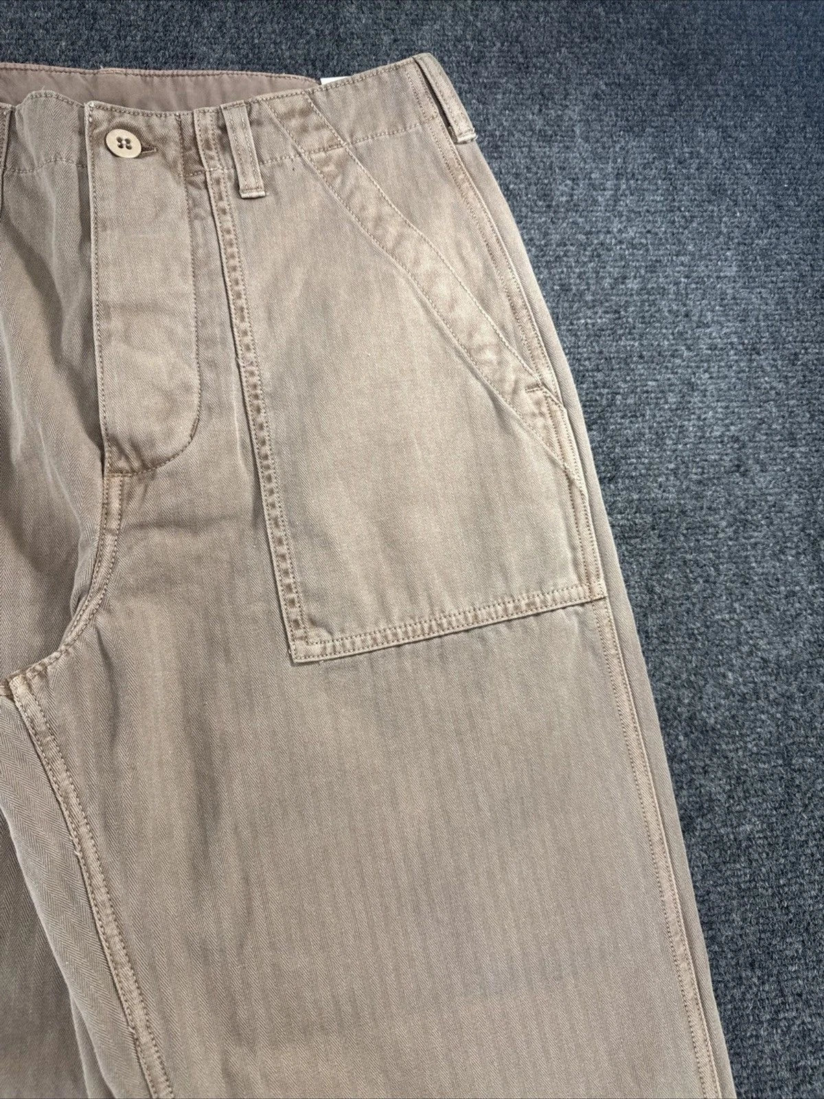 Nike Life Fatigue Pants Men’s 28 Hemp Herringbone Workwear HJ0645-227 NWT
