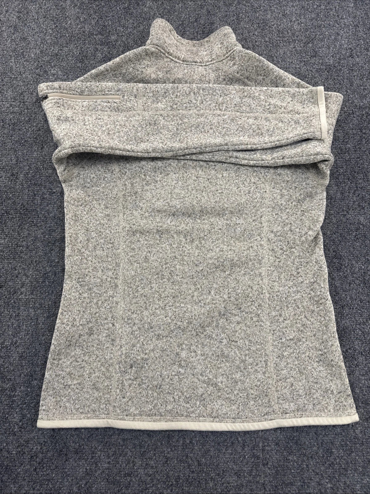 Patagonia Better Sweater 1/4 Zip Women’s S Pelican Gray Fleece Pullover