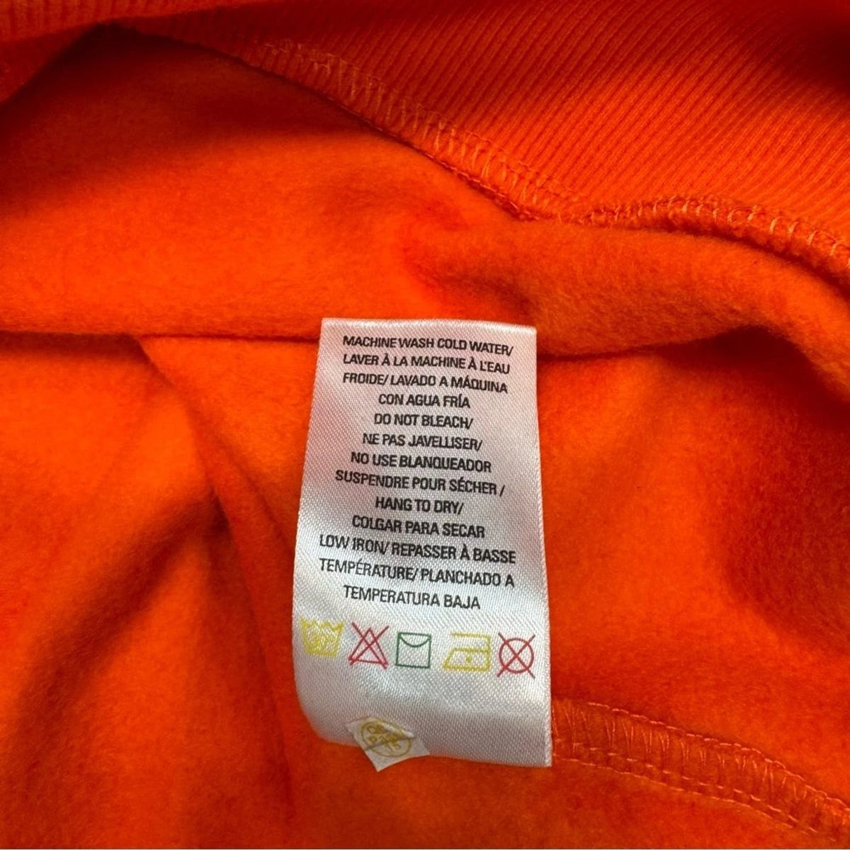 Kangol Men’s Crewneck Sweater XL Orange Logo Streetwear Pullover BNWT