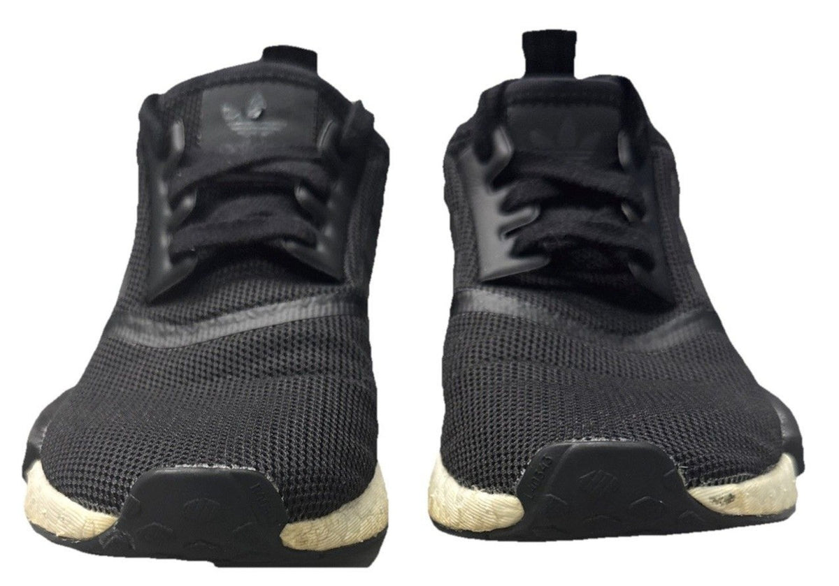 Adidas NMD_R1 Boost White Black Mesh Sneakers Men's 4.5 GUC No Box