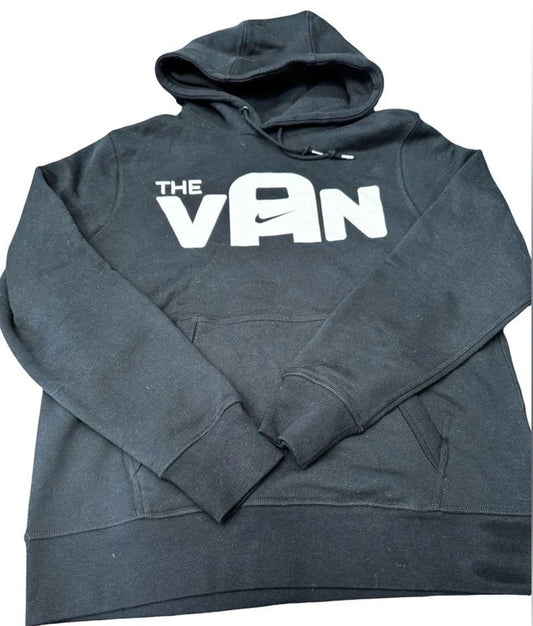 Nike Mens XL Club Fleece Hoodie Black THE VAN Graphic AJ8321-010 BNWOT