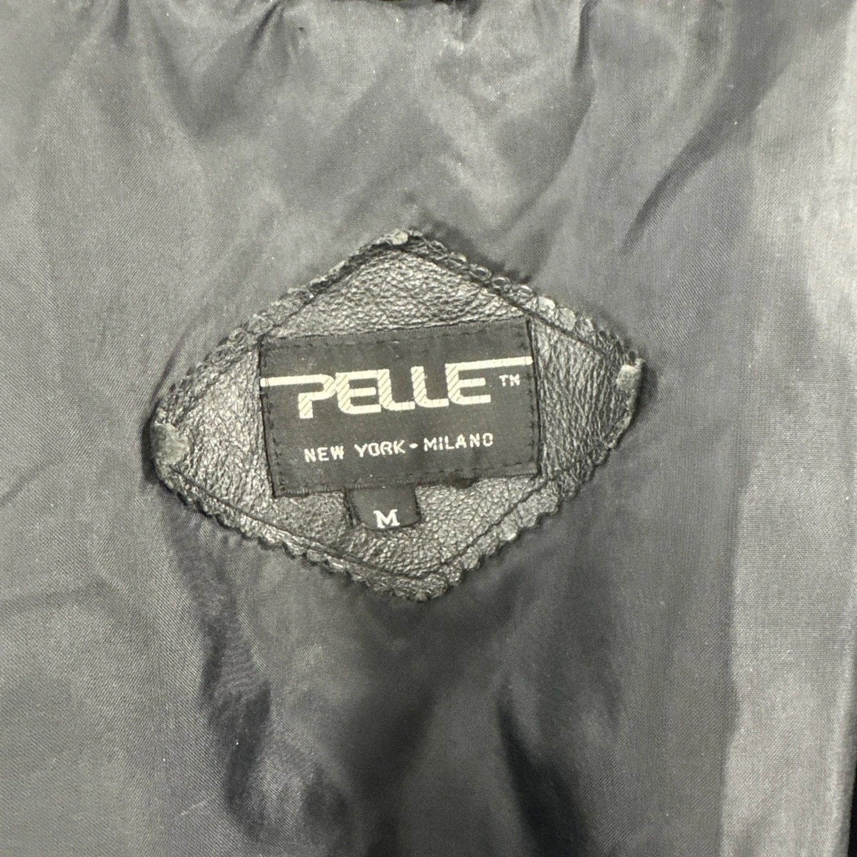 Vintage Pelle New York Milano Leather Jacket Women’s M Black Genuine Leather 90s